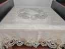 欧式茶几桌布布艺长方形客厅茶几布现代简约奢华高档台布餐桌罩套 灰咖双花 110*160cm:适用60*120 实拍图