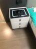 大海边智能床头柜卧室2025新款全实木橱边柜锁无线充简约收纳置物储物柜 米白色【三色灯+无线充电】 全身实木款：50*40*60 实拍图