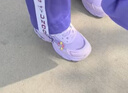 回力（Warrior）女童鞋春秋款小女孩时尚软底老爹鞋运动鞋WZ(CL)-1061 紫色38 实拍图