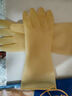 巧姨灵巧型贴手高弹家务手套厨房洗碗家政清洁女耐磨乳胶牛筋橡胶耐用 本色10双 S小码 实拍图