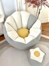RNGIG懒人沙发可睡可躺单人躺椅榻榻米懒人椅网红豆袋沙发椅卧室小沙发 【中号60cm】白拼浅灰 实拍图