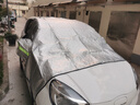 煜乾汽车挡风玻璃防雪防雪罩车前风挡雪挡罩遮雪挡加厚车窗前档防雪 轿车款（约2.2*1.5米） 实拍图