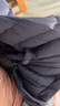 鸭鸭（YAYA）佟丽娅同款轻薄羽绒服男女同款短款休闲内胆薄款冬季保暖防寒外套 黑色-YE3C700311Y 3XL 实拍图