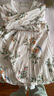 全棉时代纯棉新生婴儿连体衣服新款抗菌纱布宝宝春夏满月服和袍 繁花似锦【四季款】 90cm （1-2岁） 实拍图