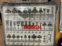 博世（BOSCH） 木工铣刀套装修边机刀头专业雕刻机锣刀套装修边刀1/4柄 木工铣刀30件套装 实拍图