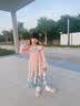 安妮优儿（Anneyol）汉服女童秋款2025新款古风连衣裙女孩唐装儿童超仙古装裙子春秋 粉红色 150 实拍图