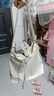 CHARLES&KEITH柔软单肩流浪包水桶包双肩包包女包女士生日礼物CK2-10151393 Cream奶白色 L 实拍图