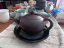 【采销推荐】宜兴原矿紫砂壶名家手工泡茶壶单人旅行功夫茶具套装 升级卡盖·热卖容量300ml 实拍图