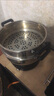 志高（CHIGO） 加厚定时电热锅电锅多功能炒煮一体锅家用电炒锅电蒸锅电火锅电煮锅多用途 定时款（30CM两蒸笼） 实拍图