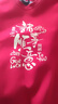 GENIOLAMODE红色卫衣男女款秋冬季加绒加厚休闲宽松蛇年本命年上衣 红色 L 实拍图