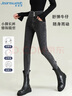 真维斯（JEANSWEST）牛仔裤女士长裤高腰2025夏季紧身显瘦修身小脚裤子女烟灰色28 实拍图