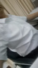 罗蒙（ROMON）冰丝弹力衬衫男短袖夏季免烫中青年商务职业正装修身抗皱薄款衬衣 白色+浅蓝【短袖款】 43/4XL 实拍图