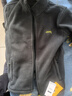 JEEP吉普卫衣男秋冬季摇粒绒加厚保暖开衫外套男士宽松男装 灰绿 L 实拍图