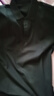 布先生T恤休闲经典polo男士亲肤纯棉翻领纯色短袖打底衣服 黑色 XL (180) 实拍图