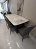 全友家居 岩板台面餐桌椅组合现代简约家用长方形客餐厅家具吃饭桌子 实拍图