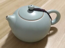 祥业汝窑泡茶壶西施壶功夫茶具开片可养侧把壶大号茶杯汝瓷陶瓷家用 大号西施壶 300ml 实拍图