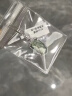 唐小福金枝玉叶翡翠玉吊坠银项链女s925银镶钻锁骨链生日礼物送妈妈女友 树叶吊坠+s925纯银项链 附证书 实拍图