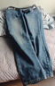 杰雷诺美式复古加绒牛仔裤男厚款2025新款宽松直筒裤子男春秋水洗休闲裤 蓝色 30 适合120-130斤 实拍图