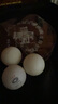 银河（YINHE）乒乓球3星无缝40+新材料比赛用球铂力三星球蓝3星训练球 【无缝球】国际版红3星_白色/6只 实拍图