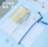 得力(deli)10只A4透明文件袋一年级小学生科目分类袋网格拉链袋 单色随机P05654 实拍图