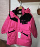 鸭鸭儿童羽绒服女童中长款款加厚保暖冬季中大童装外套SE 玫红 150 实拍图