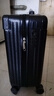 箱君行旅行李箱大容量拉杆箱高颜值旅行箱可骑可坐万向轮轻便密码箱皮箱子 经典防刮【钢琴黑】 拉链 20英寸 【可直接登飞机皮箱】 实拍图