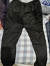 加绒卫裤保暖防风抗寒不挑腿型纯色简约束脚裤休闲裤长裤男运动裤 黑色 5XL 实拍图