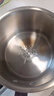304不锈钢加厚天妇罗油炸锅家用宝宝辅食锅多功能炸锅无涂层带盖 2.5L木柄多用（奶锅+炸篮+盖） 实拍图
