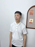 罗蒙【父亲节礼物】冰丝短袖t恤男夏季薄款男士透气polo翻领衫半袖 藏青+灰蓝 XL (建议125-140斤) 实拍图