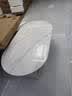 家愫轻奢岩板茶几客厅小户型家用现代简约高级感电视柜组合2026新款 【白色】亮面雪山白130*70*42cm 实拍图