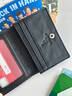 袋鼠名片夹男士卡包证件包真皮大容量多卡位银行卡包收纳包商务卡片夹 黑色 实拍图