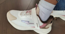 鸿星尔克（ERKE）童鞋男女童密网跑鞋新品大小童运动鞋【鸣鸥】微晶白/桦木色35 实拍图