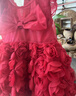 欧遥宝宝周岁礼服女童连衣裙夏季新款儿童衣服0-1岁网纱蝴蝶结公主裙2 粉色女宝宝周岁衣服 90 建议1-2岁 体重15-25斤 实拍图