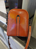 西柏莱夏季新款真牛皮手机包包女士迷你斜挎小包包时尚洋气mini贝壳包女 棕色(亮光) 实拍图
