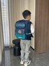 迪士尼书包小学生男生1-3年级减负大容量轻便双肩包儿童护脊书包女生 1-3级孔雀蓝小号 实拍图