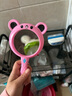 反转儿童放大镜手持式卡通科学高清可爱小学生用便携式放大镜樱花粉【大号1个】直径7.5cm 实拍图