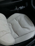 齐选汽车坐垫四季通用高档轻奢全皮单片座椅垫夏季透气座垫车内装饰 米白色【纳帕皮打孔】单坐垫 实拍图