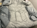 骆驼（CAMEL）户外露营保暖防风旅游可拼接睡袋A8W03009月石灰2.15kg右(含内胆) 实拍图