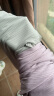 C&A冰丝阔腿裤女夏季薄款2024新款春秋高腰垂感宽松直筒凉凉休闲裤子 香芋紫 S 实拍图