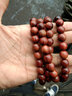 海南黄花梨男士佛珠手串2.0鬼脸鬼眼瘿瘤纹油梨老料手链20mm 老料12mm108颗送礼品盒手套 实拍图