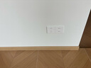 罗格朗（LEGRAND）开关插座 简悦系列陶瓷白色 86型插座 一位超五类电脑网络插座 实拍图
