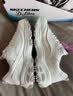 斯凯奇（Skechers）小白熊女士休闲鞋秋季厚底百搭运动软底老爹鞋99999863 白色/海军蓝色/WNV 39.5 尺码偏大,建议选小半码 实拍图
