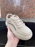 回力瑞断码美拉德小白鞋女鞋2025新款秋冬季轻便软底运动配裙子百搭板鞋 SH506卡其色 38 实拍图