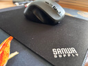 SANWA SUPPLY中号薄款鼠标垫 细面不锁边布垫 橡胶底部防滑 办公游戏电竞 C4BK C4BK 通常款 250*176mm 实拍图