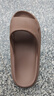 朴西居家拖鞋情侣家用踩屎感凉拖鞋男士夏浴室防滑软底室内居家拖鞋男 橡木棕 42-43 (270mm) 实拍图