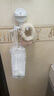 懒角落吸盘双头挂钩免打孔浴室门后衣服挂钩无痕厨房卫生间挂钩帖 单个 实拍图