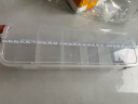 京东物流 数据线整理收纳盒充电器充电线物品收纳整理长条收纳盒 透明1个 大号 实拍图