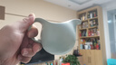 汝道RUDAO 汝窑汝瓷公道杯单海手工陶瓷分茶器简约功夫茶具茶道茶艺配件手柄茶海礼盒装 玉凤凰公杯 实拍图