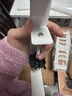 贝石贝石 桌下理线架理线器槽盒电视显示器免打孔桌面数据线电线插座路由器收纳神器单层固定白色款 实拍图
