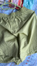 蕉内（Bananain）王一博同款305H纯棉睡衣男女士100%棉情侣家居服短袖短裤套装夏季 【短裤款素色-女】呢绿 XL 实拍图